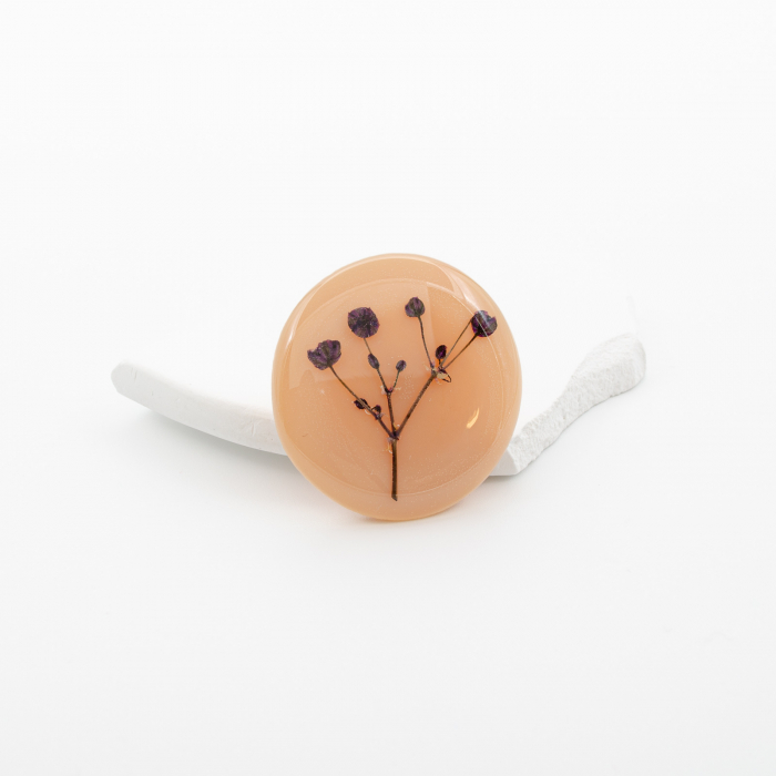 LATTE - Brosa pin cu imortele mov [2]