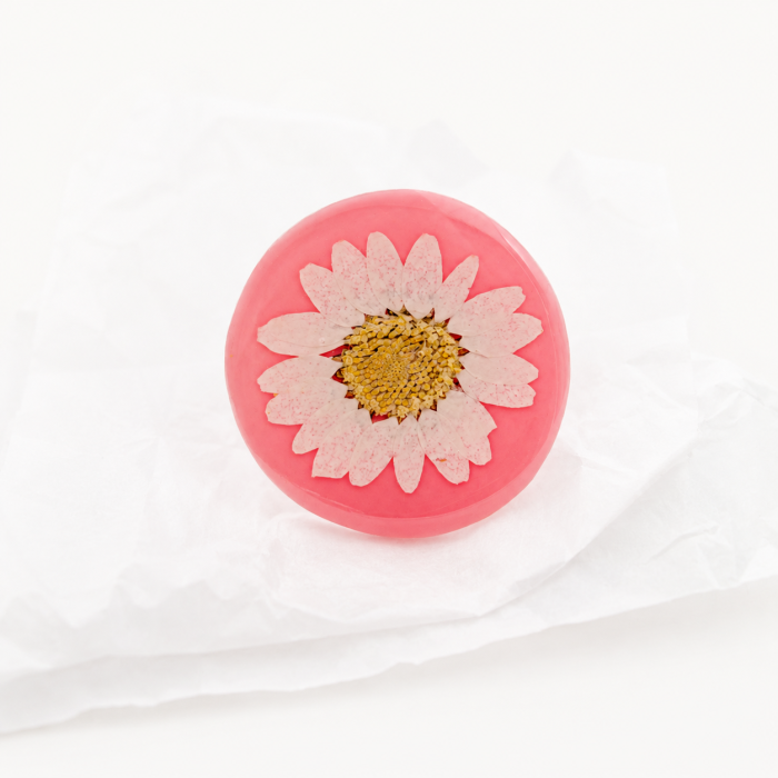 SWEETNESS - Inel statement cu margareta [5]