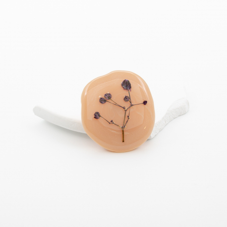 LATTE - Brosa pin cu imortele mov [3]