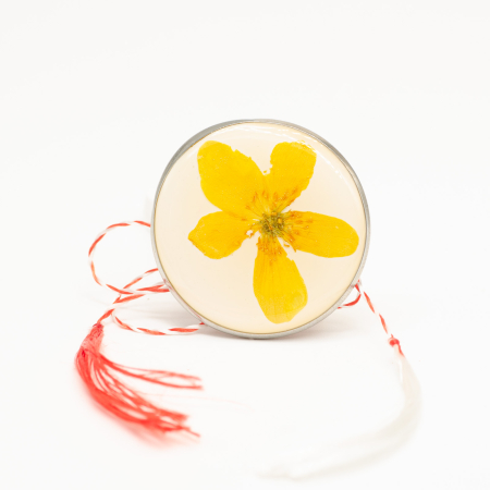 Mărțișoare - Sunny Day – Mărțișor bijuterie cu floare galbenă