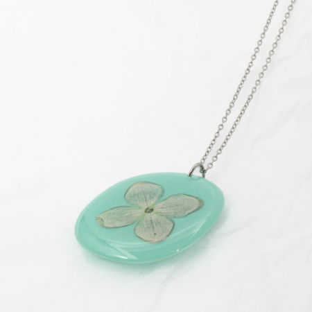 LAGOON - Colier în forma neregulată cu floare de liliac [2]