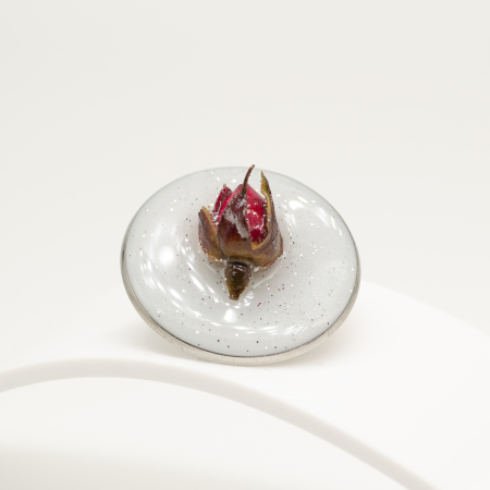 Rose - Mărțișor Bijuterie cu boboc de trandafir [5]