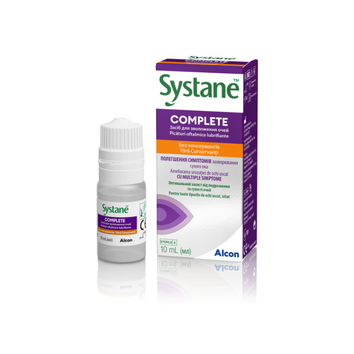 Systane Complete fără conservanți, picături oftalmologice, 10 ml [2]