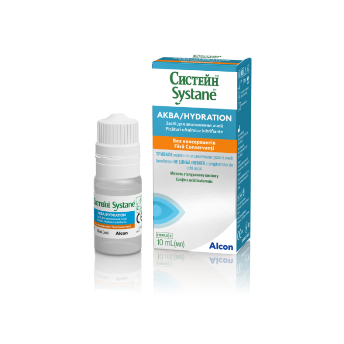 Systane Hydration fără conservanți, picături oftalmologice, 10 ml [2]