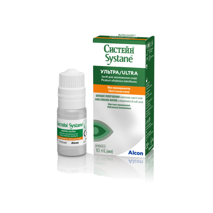 Systane Ultra fără conservanți, picături oftalmologice, 10 ml [2]