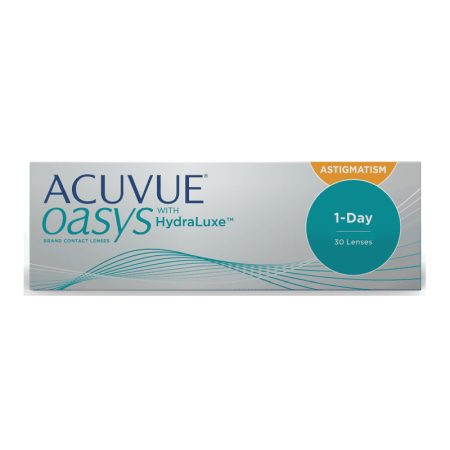 Astigmatism/Torice - 1 Day ACUVUE OASYS HydraLuxe Astigmatism, Cyl -1.25 (30 buc.)