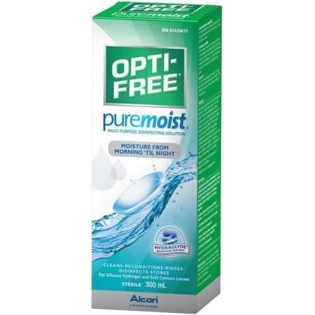 OPTI-FREE - Opti-Free Pure Moist, soluție întreținere, 300 ml