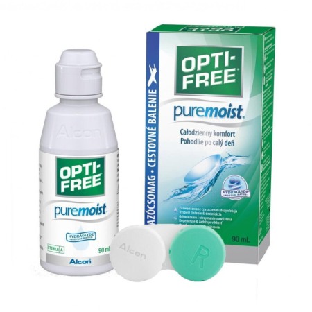 OPTI-FREE - Opti-Free Pure Moist, soluție întreținere, 90 ml