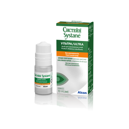 Systane Ultra fără conservanți, picături oftalmologice, 10 ml [1]