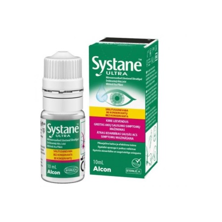 Picături - Systane Ultra fără conservanți, picături oftalmologice, 10 ml