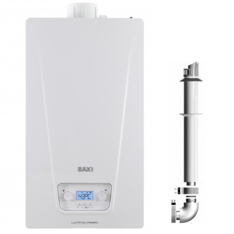 Centrala termica in condensare Baxi Luna Classic  (kit evacuare 60/100 mm inclus) [1]
