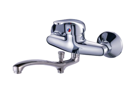 Baterii Sanitare - Baterie cada pipa lunga dus Sanq Q-12