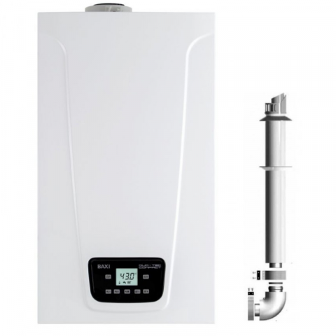 Centrale termice cu gaz - Centrala termica in condensare Baxi DUO-TEC Compact (kit evacuare 60/100 mm inclus)