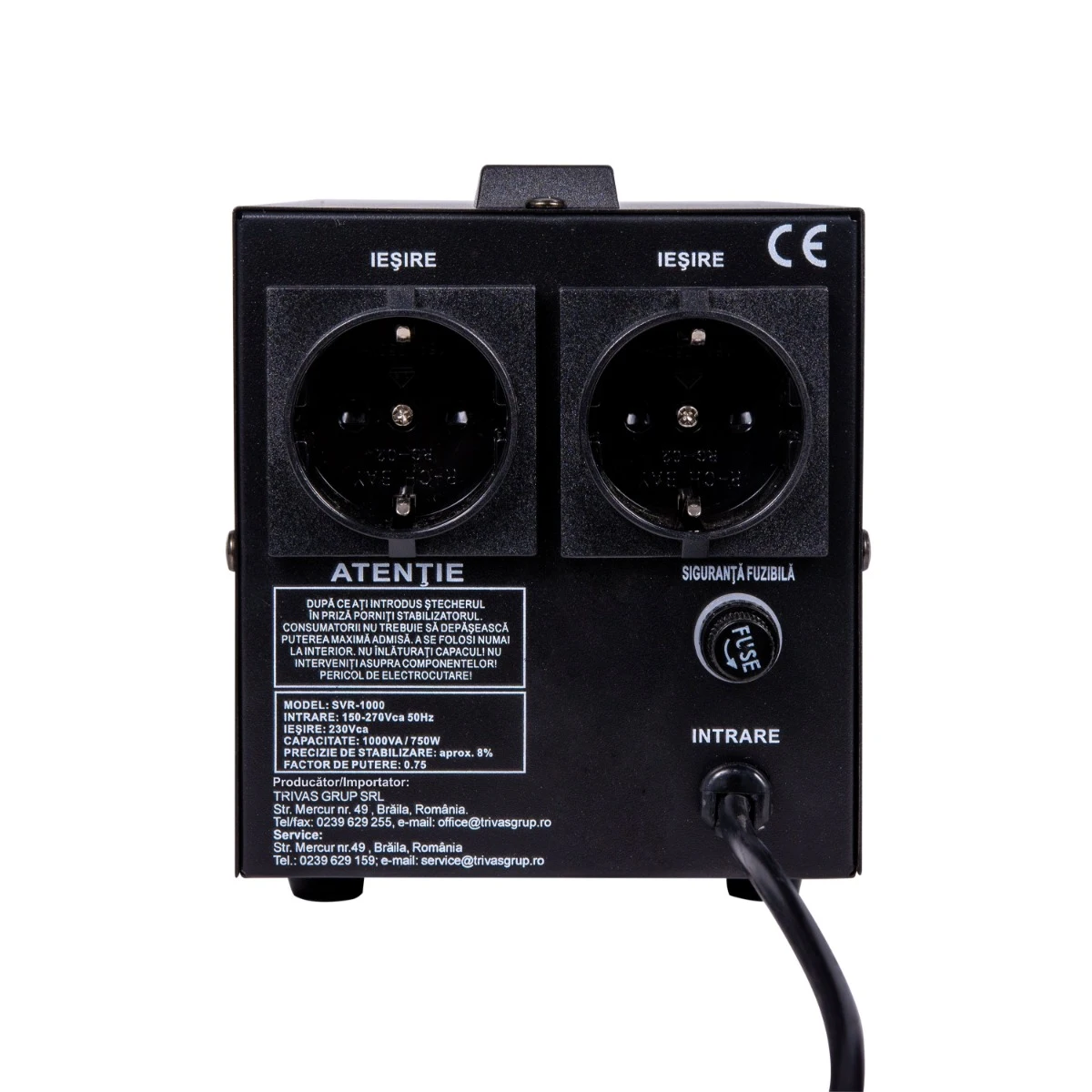 Stabilizator de tensiune SVR 1000VA/750W [2]