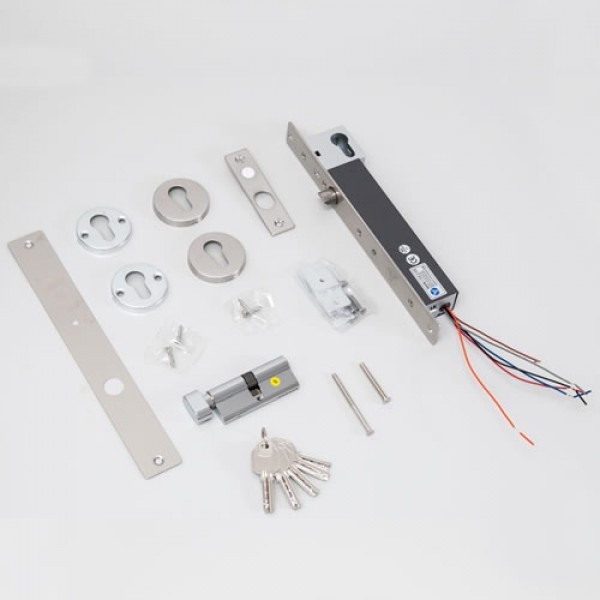 Bolt electric cu actiune magnetica, monitorizare, temporizare si senzor YB-600C(LED) [2]