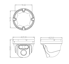 Camera supraveghere interior dome HD 1.3 Mpx 960P, IR 20M, AHD/TVI/CVI/CVBS [2]