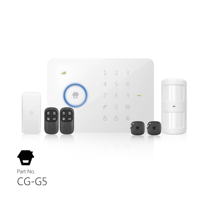 Sistem de alarma wireless Chuango GSM/SMS/RFID Kit G5 cu Camera IP Wireless 720P IP116 [2]