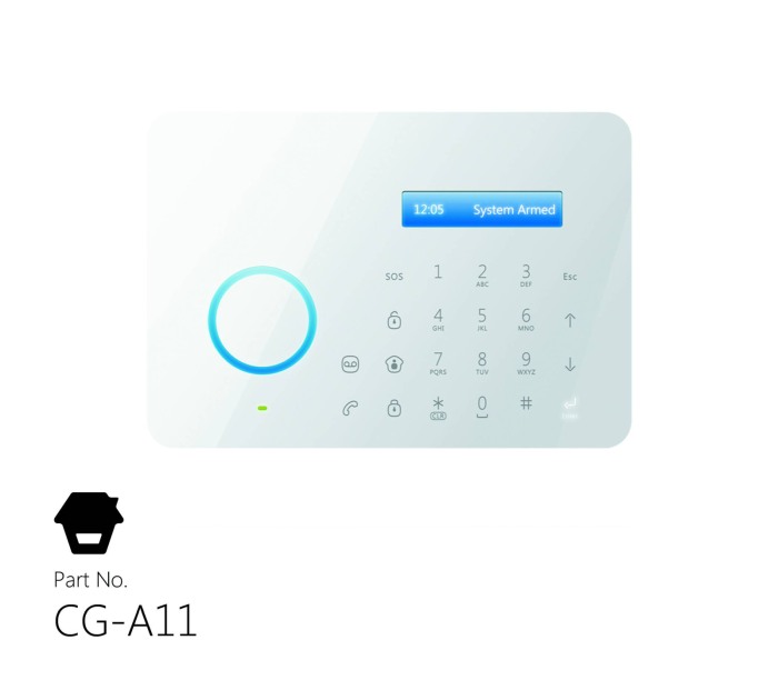 Sistem de alarma wireless Chuango PSTN/LCD/RFID  CG-A11 [2]