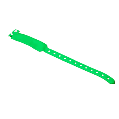 Carduri si taguri proximitate - Bratara verde RFID de unica folosinta cu cip EM 125kHZ ABK-4010EM-G