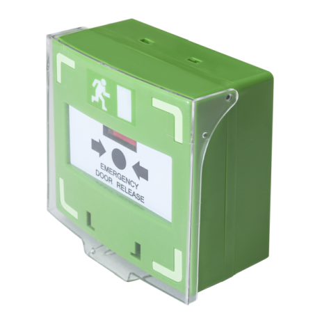 Accesorii Alarma - Buton iesire de urgenta cu 3 comutatoare NC-COM-NO, Buzzer si LED bicolor SCP-110