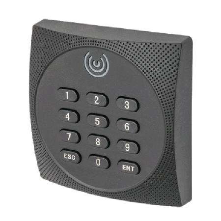 Sisteme de control acces si pontaj - Cititor de proximitate RFID (MIFARE 13.56MHz); cu tastatura, pentru centrale de control acces KR-602M