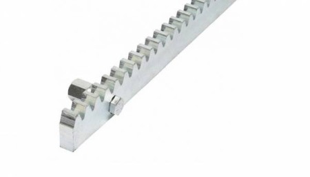 Cremaliera metalica galvanizata cu distantiere si suruburi M4 Nice ROA8 ( 30x8x1000mm )