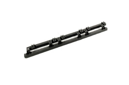 Cremaliera nylon cu insertie metalica si 6 urechi de prindere CRV6