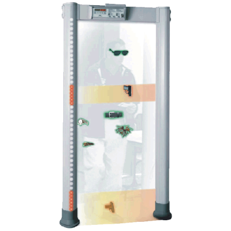 Detectoare de metal - Detector de metale pietonal rezistent la apa, IP65, 6/12 zone YMD-1000A