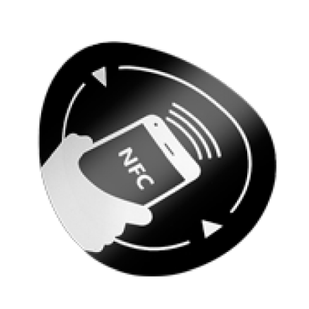 Carduri si taguri proximitate - Eticheta NFC autoadeziva, rotunda NFC-3000