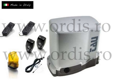 Sisteme de automatizari si feronerii porti - Kit automatizare poarta culisanta TAU T-ONE maxim 500 KG TAUKIT5