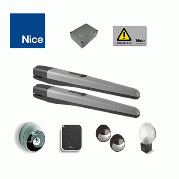 Automatizari porti batante - Kit Nice TOONAKIT TOONA4042KCE pentru automatizarea portilor batante cu canaturi de pana la 3m , 24Vdc,motaj extern
