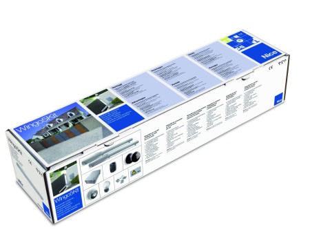 Automatizari porti batante - Kit Nice Wingo5kit WINGO5KCE pentru porti batante cu canaturi pana la 3.5m,montare externa.