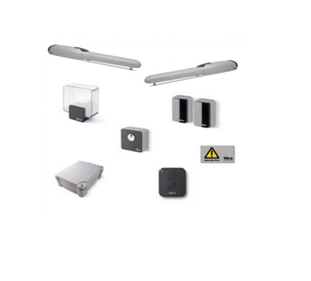 Automatizari porti batante - Kit Nice Wingokit WINGOKCE/ pentru porti batante cu canaturi pana la 2m,montare externa.