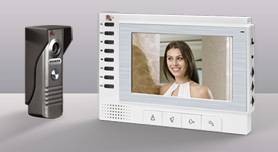 Videointerfonie si Interfonie audio - Kit videointerfon 1 familie cu monitor intern de 7" cu functie video si calendar perpetuu