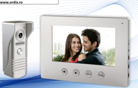 Kituri interfonie video si audio DIY - Kit videointerfon 1 familie cu monitor intern de 7" si functie foto