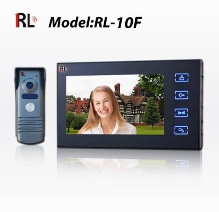 Kituri interfonie video si audio DIY - Kit videointerfon 1 familie cu monitor intern de 7" si touchpad