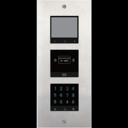 Videointerfonie si Interfonie audio - Panou de extensie pentru DMR21, cu 3 locasuri blank EP21-F3