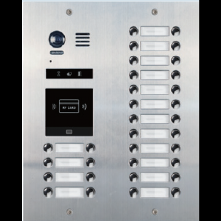 Videointerfoane scari de bloc - Panoul de apel video modular cu camera wide angle DMR21-D32-F1