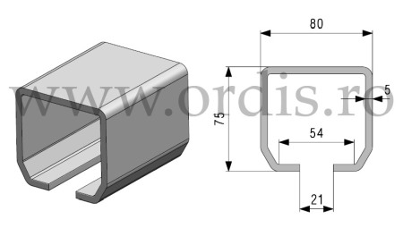 Set autoportant pentru porti in consola max 500 kg MAXIG5KIT [2]