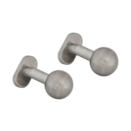 Feronerie control acces - Set de manere din inox fixe, cu bila YH-17I