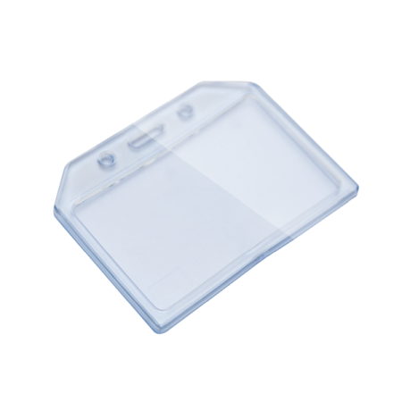Accesorii control acces - Suport ecuson din silicon cu fete moi , deschidere si prindere orizontala CH-014H