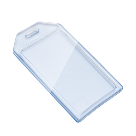 Accesorii control acces - Suport ecuson din silicon cu fete moi , deschidere si prindere verticala CH-014V