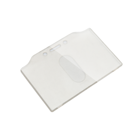 Accesorii control acces - Suport ecuson din vinil cu fete rigide , deschidere si prindere orizontala CH-151H