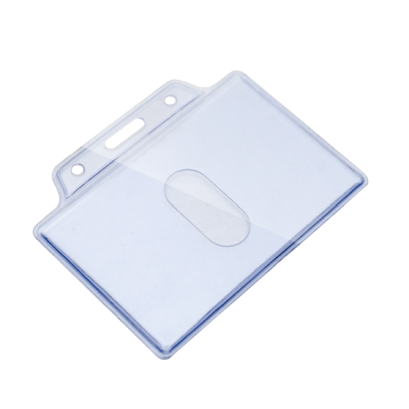 Accesorii control acces - Suport ecuson tip etui , din poliester cu fete rigide , deschidere si prindere orizontala CH-102H