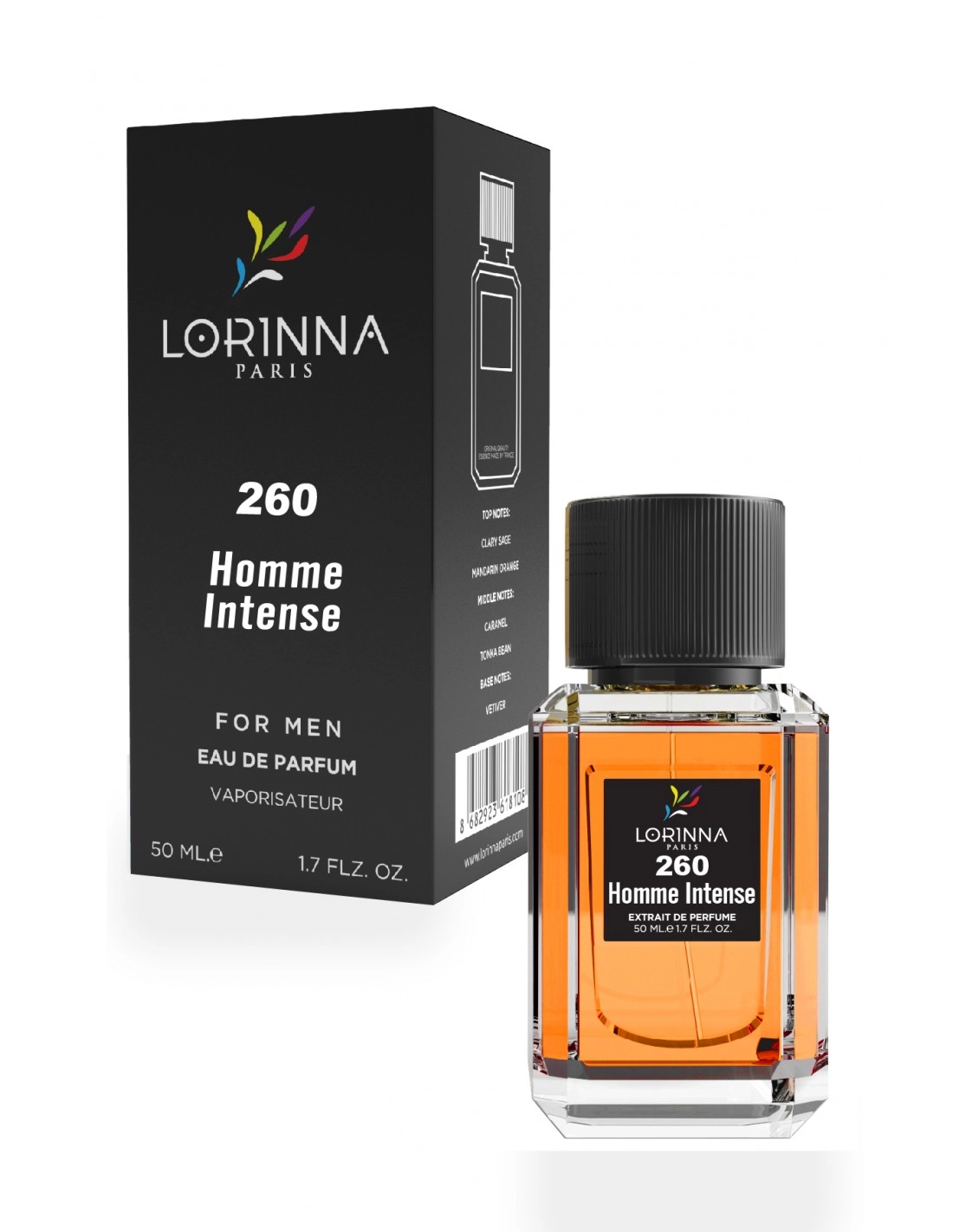 Parfumuri Barbati - Lorinna Homme Intense Men,nr. 260, apa de parfum, de barbat, 50 ml