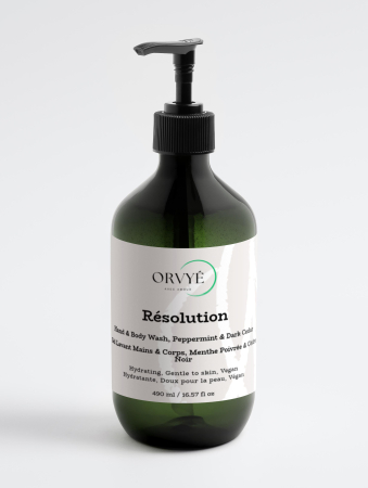 Résolution - Hand & Body Wash, Peppermint & Dark Cedar