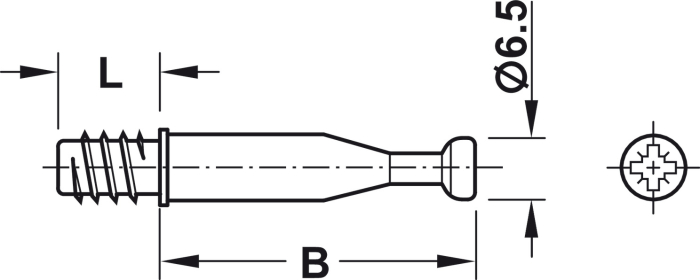 Bolt minifix s300 34/Q5/11 [2]