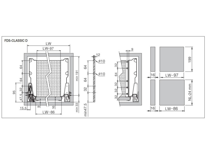 SERTAR FDS-DF D METAL ALB/CU 2 INALTATOARE [2]