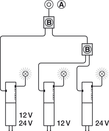 Distribuitor multi-transformator Häfele Loox [2]