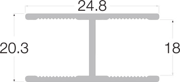 Dressing - Profil intermediar 3 ML - tip H pentru ÄDOOR EASY U-18